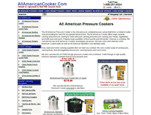 Tablet Screenshot of allamericancooker.com
